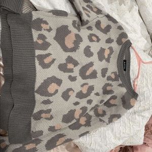 leopard sweater